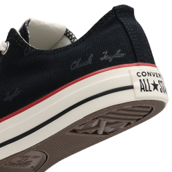 Converse Chuck Taylor All Star Ox Black Egret Garnet Unisex Sneaker