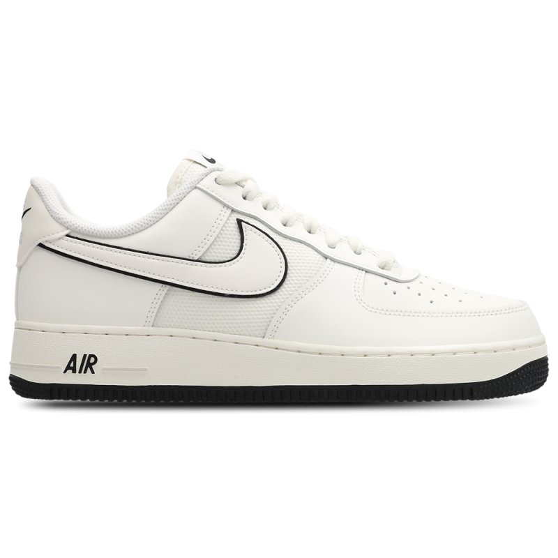 Nike Air Force 1 Low Sail Light Bone Black Baskets Unisexes