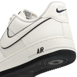 Nike Air Force 1 Low Sail Light Bone Black Baskets Unisexes