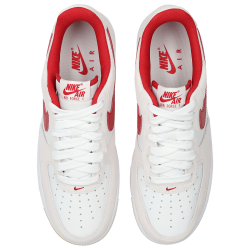 Nike Air Force 1 Low Summit White Varsity Red Baskets Unisexes