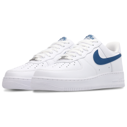 Nike Air Force 1 Low White Court Blue Unisex Sneaker