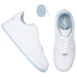 Nike Air Force 1 Low White Light Armory Blue Sneakers Unisex