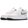 Nike Air Force 1 Low White Metallic Cool Grey Black Sneakers Unisex