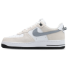 Nike Air Force 1 Low White Metallic Cool Grey Black Sneakers Unisex