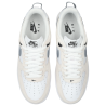 Nike Air Force 1 Low White Metallic Cool Grey Black Sneakers Unisex