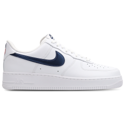 Nike Air Force 1 Low White Metallic Gold Midnight Navy Unisex Sneaker