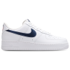 Nike Air Force 1 Low White Metallic Gold Midnight Navy Unisex Sneaker