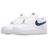 Nike Air Force 1 Low White Metallic Gold Midnight Navy Unisex Sneaker