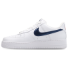 Nike Air Force 1 Low White Metallic Gold Midnight Navy Unisex Sneaker