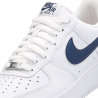 Nike Air Force 1 Low White Metallic Gold Midnight Navy Unisex Sneaker
