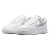 Nike Air Force 1 Low White Metallic Silver Baskets Unisexes