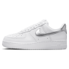 Nike Air Force 1 Low White Metallic Silver Baskets Unisexes