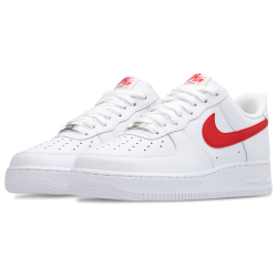 Nike Air Force 1 Low White University Red Zapatillas Unisex