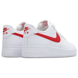 Nike Air Force 1 Low White University Red Zapatillas Unisex