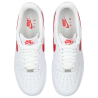 Nike Air Force 1 Low White University Red Zapatillas Unisex