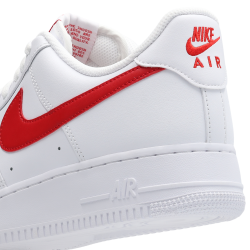 Nike Air Force 1 Low White University Red Zapatillas Unisex