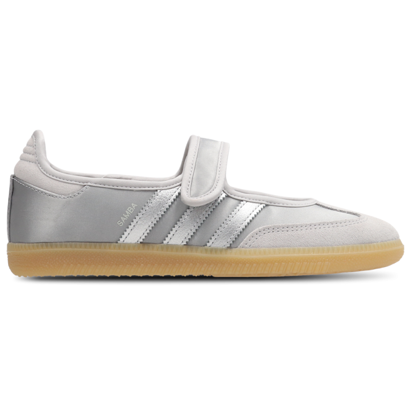 Adidas Samba Jane Grey Two Silver Metallic Baskets Unisexes