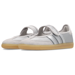 Adidas Samba Jane Grey Two Silver Metallic Baskets Unisexes