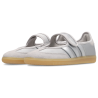 Adidas Samba Jane Grey Two Silver Metallic Baskets Unisexes
