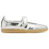 Adidas Samba Jane Silver Metallic Off White Baskets Unisexes