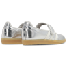 Adidas Samba Jane Silver Metallic Off White Baskets Unisexes