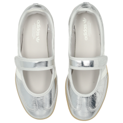 Adidas Samba Jane Silver Metallic Off White Baskets Unisexes