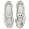 Adidas Samba Jane Silver Metallic Off White Baskets Unisexes