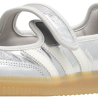 Adidas Samba Jane Silver Metallic Off White Baskets Unisexes