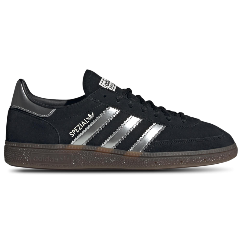 Adidas Handball Spezial Core Black Silver Metallic Sneakers Unisex