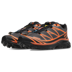 Salomon XT-6 Asphalt Black Red Orange Zapatillas Unisex