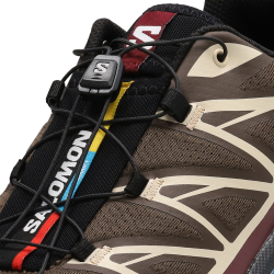 Salomon XT-6 Earth Brown Maroon Banner Mykonos Blue Zapatillas Unisex